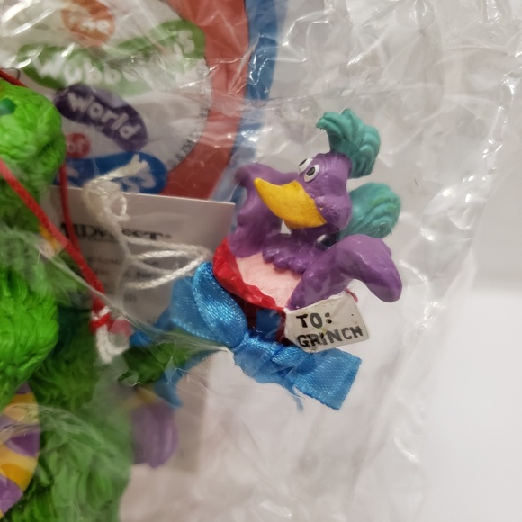Rare Wubbulous World Dr. Seuss Grinch Whozit Ornament Jim Henson Artist Box Gift - Picture 6 of 8